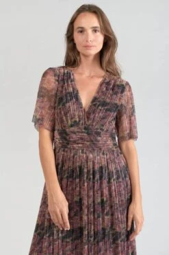 LE TEMPS DES CERISES Robe Longue Amiel Imprimée Irisée -Le Temps Des Cerises 231 famiel0000000mc 4107 imaged6