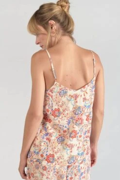 LE TEMPS DES CERISES Caraco Bibb à Motif Cachemire -Le Temps Des Cerises 231 fbibb0000000000 5083 imaged4