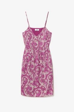 LE TEMPS DES CERISES Robe Elden Violine à Motif Cachemire -Le Temps Des Cerises 231 felden0000000sm 5100 imaged8