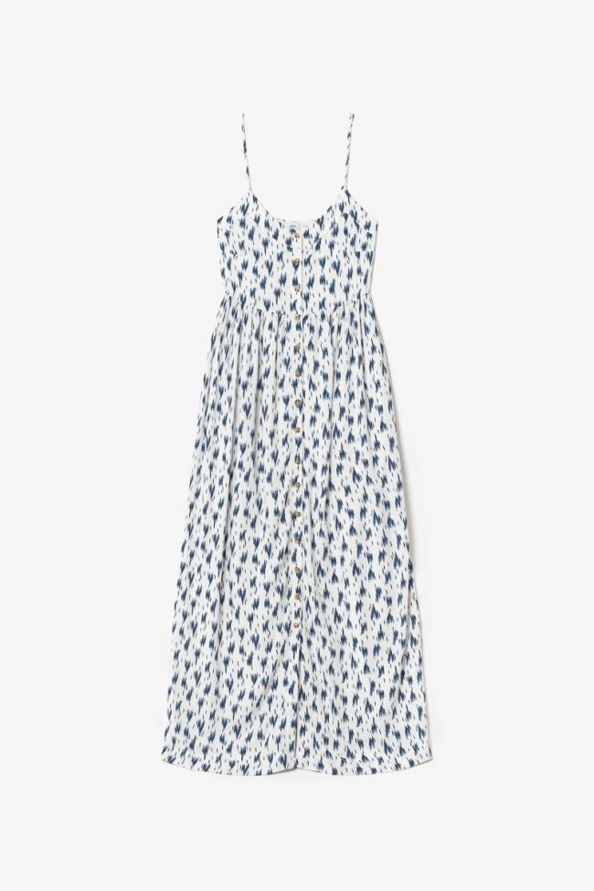 LE TEMPS DES CERISES Robe Longue Evita Tie And Dye Bleu 9 LE TEMPS DES CERISES Robe Longue Evita Tie And Dye Bleu – Image 7