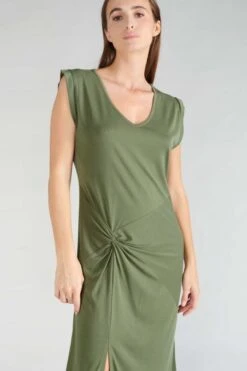 LE TEMPS DES CERISES Robe Longue Gana Kaki 12 LE TEMPS DES CERISES Robe Longue Gana Kaki -Le Temps Des Cerises 231 fgana00000000sm 9071 imaged4