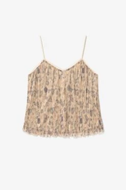 LE TEMPS DES CERISES Caraco Kava Doré à Motif Fleuri -Le Temps Des Cerises 231 fkava0000000000 2016 imaged8