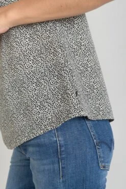 LE TEMPS DES CERISES Caraco Lucine à Motif Beige Et Noir 11 LE TEMPS DES CERISES Caraco Lucine à Motif Beige Et Noir -Le Temps Des Cerises 231 flucine00000000 1004 imaged1