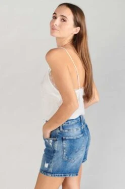 LE TEMPS DES CERISES Body Caraco Luiss En Jacquard écru -Le Temps Des Cerises 231 fluiss0000000sm 1132 imaged1