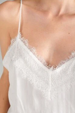 LE TEMPS DES CERISES Body Caraco Luiss En Jacquard écru -Le Temps Des Cerises 231 fluiss0000000sm 1132 imaged2