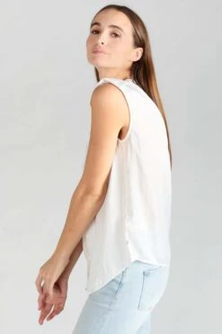 LE TEMPS DES CERISES Top Missou En Jacquard Crème -Le Temps Des Cerises 231 fmissou000000sm 1132 imaged4