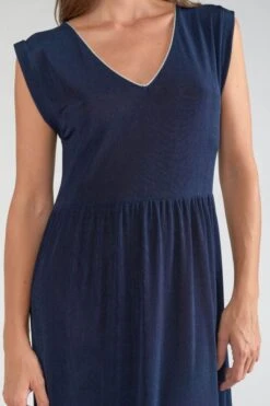 LE TEMPS DES CERISES Robe Longue Nata Bleu Marine -Le Temps Des Cerises 231 fnata00000000sm 3221 imaged1