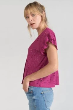 LE TEMPS DES CERISES Top Pedrina Violine -Le Temps Des Cerises 231 fpedrina00000mc 5100 imaged4