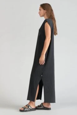 LE TEMPS DES CERISES Robe T-shirt Longue Poppy Noire -Le Temps Des Cerises 231 fpoppy0000000sm 0001 imaged5