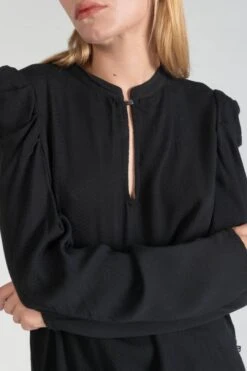 LE TEMPS DES CERISES Blouse Sterenn Noire -Le Temps Des Cerises 231 fsterenn00000ml 0001 imaged1