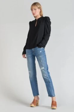 LE TEMPS DES CERISES Blouse Sterenn Noire -Le Temps Des Cerises 231 fsterenn00000ml 0001 imaged5