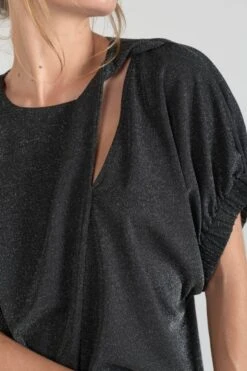 LE TEMPS DES CERISES Top Winslet Noir Irisé -Le Temps Des Cerises 231 fwinslet00000mc 0001 imaged2