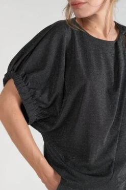 LE TEMPS DES CERISES Top Winslet Noir Irisé -Le Temps Des Cerises 231 fwinslet00000mc 0001 imaged4