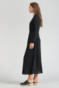 LE TEMPS DES CERISES Robe Longue Yama Noire -Le Temps Des Cerises 231 fyama00000000ml 0001 imaged5