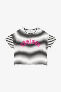 LE TEMPS DES CERISES T-shirt Aellegi à Rayures