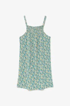 LE TEMPS DES CERISES Robe Tategi à Motif Floral Vert