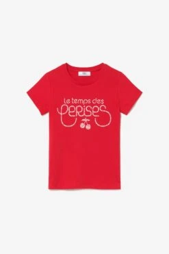 LE TEMPS DES CERISES T-shirt Wandagi Rouge