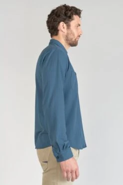 LE TEMPS DES CERISES Chemise Adol Bleu Pétrole -Le Temps Des Cerises 231 hadol00000000ml 3305 imaged1