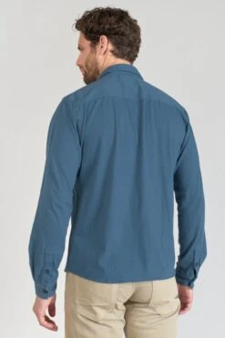 LE TEMPS DES CERISES Chemise Adol Bleu Pétrole -Le Temps Des Cerises 231 hadol00000000ml 3305 imaged3