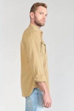 LE TEMPS DES CERISES Surchemise Carel Beige Sable -Le Temps Des Cerises 231 hcarel0000000ml 2076 imaged2