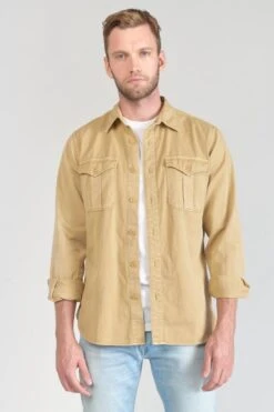 LE TEMPS DES CERISES Surchemise Carel Beige Sable -Le Temps Des Cerises 231 hcarel0000000ml 2076 imaged6