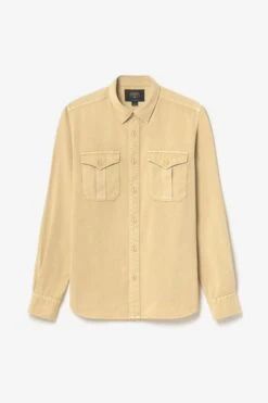 LE TEMPS DES CERISES Surchemise Carel Beige Sable -Le Temps Des Cerises 231 hcarel0000000ml 2076 imaged8