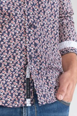 LE TEMPS DES CERISES Chemise Floy à Motif Fleuri Rouge -Le Temps Des Cerises 231 hfloy00000000ml 3305 imaged1