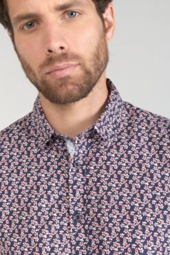 LE TEMPS DES CERISES Chemise Floy à Motif Fleuri Rouge -Le Temps Des Cerises 231 hfloy00000000ml 3305 imaged2