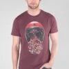 LE TEMPS DES CERISES T-shirt Gregor Lie De Vin Imprimé