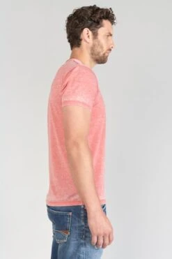 LE TEMPS DES CERISES T-shirt Mavoc Rouge Chiné Délavé -Le Temps Des Cerises 231 hmavoc0000000mc 4008 imaged4