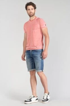 LE TEMPS DES CERISES T-shirt Mavoc Rouge Chiné Délavé -Le Temps Des Cerises 231 hmavoc0000000mc 4008 imaged5