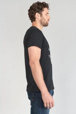 LE TEMPS DES CERISES T-shirt Usma Noir Imprimé -Le Temps Des Cerises 231 husma00000000mc 0001 imaged4