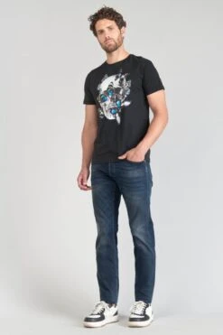 LE TEMPS DES CERISES T-shirt Usma Noir Imprimé -Le Temps Des Cerises 231 husma00000000mc 0001 imaged5