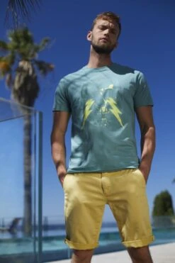 LE TEMPS DES CERISES T-shirt Witek Vert D'eau