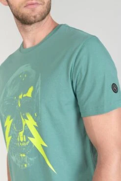 LE TEMPS DES CERISES T-shirt Witek Vert D'eau -Le Temps Des Cerises 231 hwitek0000000mc 9966 imaged2