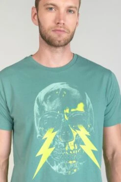 LE TEMPS DES CERISES T-shirt Witek Vert D'eau -Le Temps Des Cerises 231 hwitek0000000mc 9966 imaged6