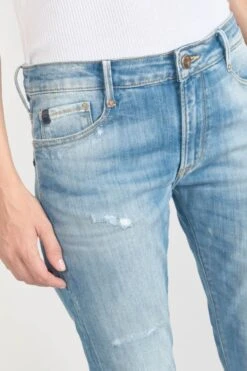 LE TEMPS DES CERISES Sea 200/43 Boyfit Jeans Destroy Bleu N°4 -Le Temps Des Cerises 231 jf243seaw1448 3001 imaged5