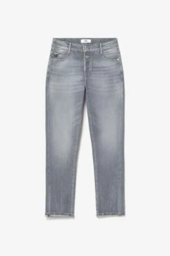 LE TEMPS DES CERISES Basic 400/18 Mom Taille Haute 7/8ème Jeans Gris N°3 -Le Temps Des Cerises 231 jf418basw1447 0003 imaged8