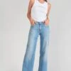 LE TEMPS DES CERISES Axis Pulp Flare Taille Haute Jeans Bleu N°4 -Le Temps Des Cerises 231 jfaxis00w9106 3001 image3