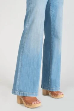 LE TEMPS DES CERISES Axis Pulp Flare Taille Haute Jeans Bleu N°4 -Le Temps Des Cerises 231 jfaxis00w9106 3001 imaged4
