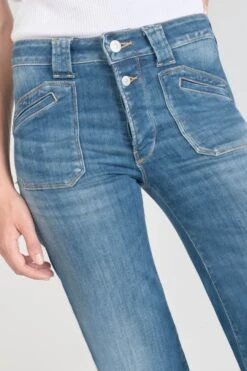 LE TEMPS DES CERISES Beni Pulp Flare Taille Haute Jeans Bleu N°2 -Le Temps Des Cerises 231 jfbeni00w1333 3001 imaged4