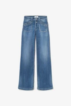 LE TEMPS DES CERISES Beni Pulp Flare Taille Haute Jeans Bleu N°2 -Le Temps Des Cerises 231 jfbeni00w1333 3001 imaged8