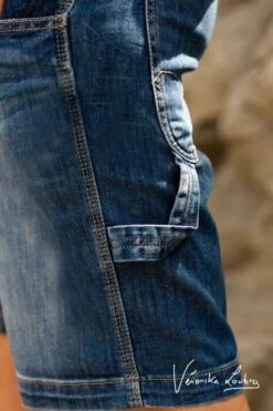 LE TEMPS DES CERISES Bermuda Charpentier En Jeans Bleu By Véronika Loubry -Le Temps Des Cerises 231 jfberchaw9118ve 3001 imaged1