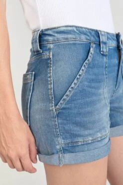 LE TEMPS DES CERISES Short Bloom En Jeans Bleu -Le Temps Des Cerises 231 jfbloom0w3062 3001 imaged2