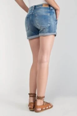 LE TEMPS DES CERISES Short Bloom En Jeans Bleu -Le Temps Des Cerises 231 jfbloom0w3062 3001 imaged3