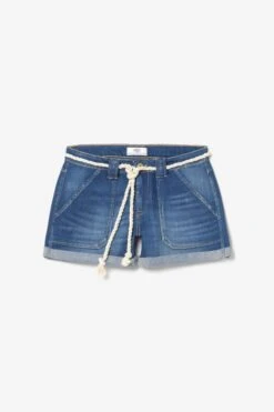 LE TEMPS DES CERISES Short Bloom En Jeans Bleu Foncé -Le Temps Des Cerises 231 jfbloom0w3063 3001 imaged8