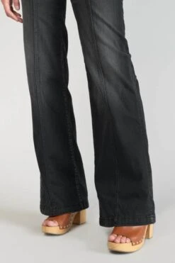 LE TEMPS DES CERISES Bran Pulp Flare Taille Haute Jeans Noir N°1 -Le Temps Des Cerises 231 jfbran00w6042 0403 imaged2