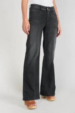 LE TEMPS DES CERISES Bran Pulp Flare Taille Haute Jeans Noir N°1 -Le Temps Des Cerises 231 jfbran00w6042 0403 imaged5