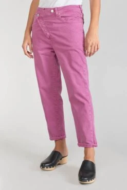 LE TEMPS DES CERISES Cosy Boyfit 7/8ème Jeans Violet Rose -Le Temps Des Cerises 231 jfcosy00w5153 6001 imaged1