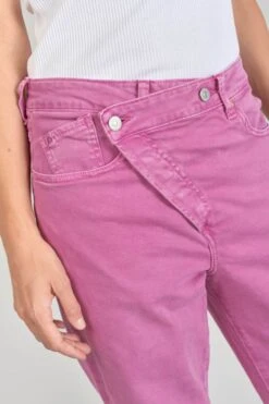 LE TEMPS DES CERISES Cosy Boyfit 7/8ème Jeans Violet Rose -Le Temps Des Cerises 231 jfcosy00w5153 6001 imaged4